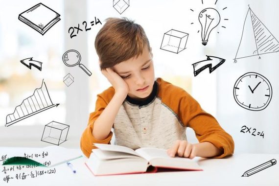 photo of student doing homework
